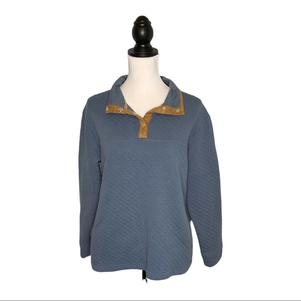 Koolaburra by UGG Quilted funnel neck pullover size M